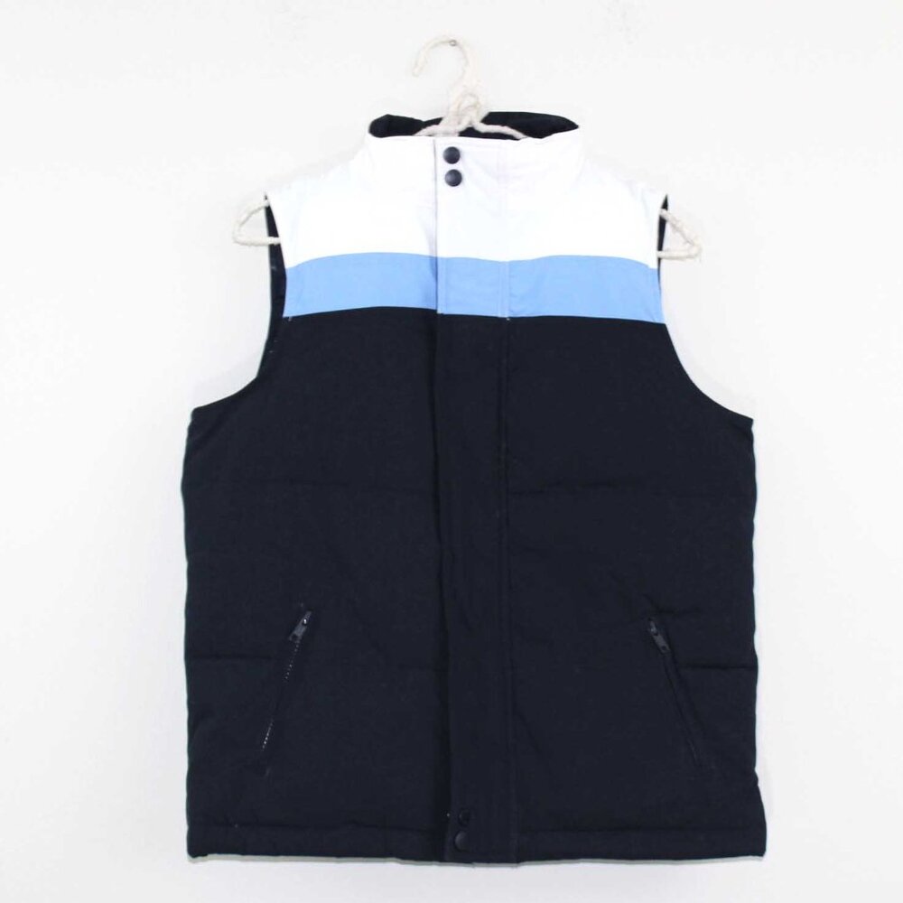 Brandy Melville Ariel Quilted Puffer Striped Vest